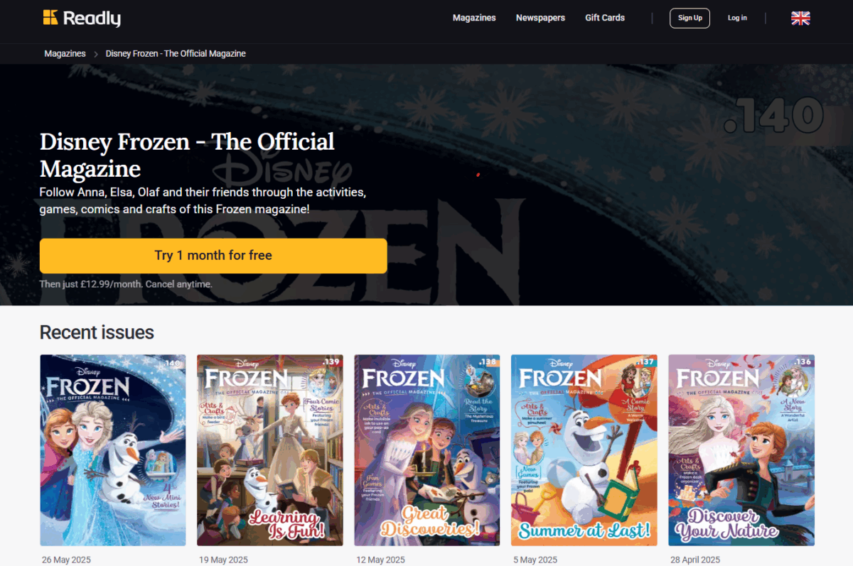 Frozen: The Official Magazine
